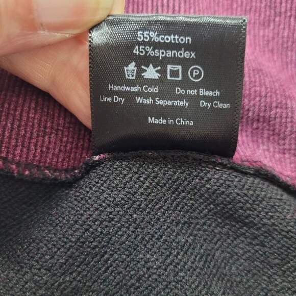 Fornia Fleece Lined Legging Womens S/M Wine Stretch‎ Base Layer - Picture 7 of 10